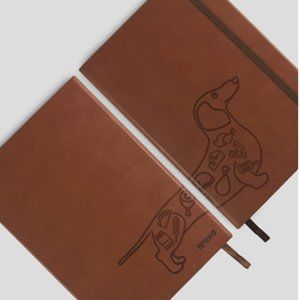 MILIKO A5 PU LEATHER BANDED HARDCOVER(DOT GRID)